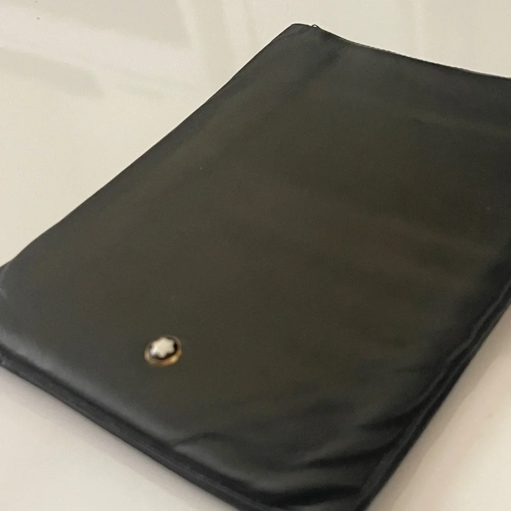 Mont Blanc Black Leather Wallet